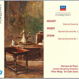 Album cover of Mozart: Clarinet Concerto; Weber: Clarinet Concerto No.2; Spohr: Clarinet Concerto No.1