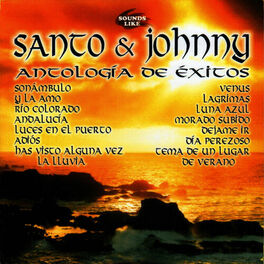Album cover of Santo y Johnny Antologia de Exitos