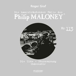 Album cover of Die haarsträubenden Fälle des Philip Maloney, No.113 (Die Urne, Sturmwarnung, Undercover)