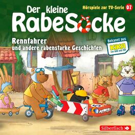 Album cover of Rennfahrer, Diamantenfieber, Die Rasselbande (Der kleine Rabe Socke - Hörspiele zur TV Serie 7)