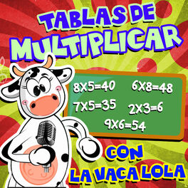 Album cover of Tablas de Multiplicar, Con la Vaca Lola