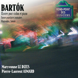 Album cover of Bartok-Oeuvres violon/Piano-Sonate-Danses populaires,rhapsod ies