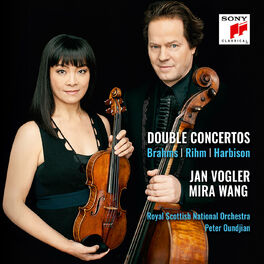Album cover of Brahms, Rihm, Harbison: Double Concertos