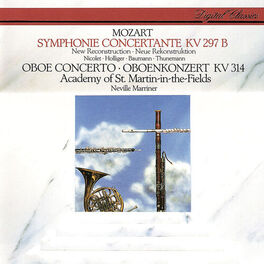 Album cover of Mozart: Sinfonia Concertante; Oboe Concerto