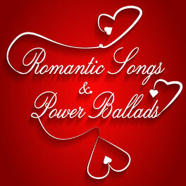 Album cover of Romantic Songs & Power Ballads in English. Best Love Songs 80's 90's Music