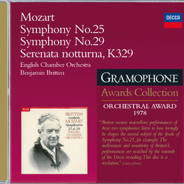Album cover of Mozart: Symphonies Nos.25 & 29; Serenata Notturna