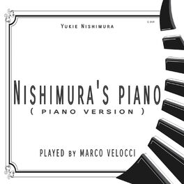 Album cover of Nishimura's piano