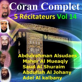 Album cover of Coran complet 5 récitateurs, vol. 14