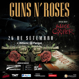 Cover of playlist Guns N Roses, Alice Cooper no São Paulo Trip 26/9