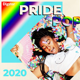 Cover of playlist PRIDE POP 2022, mois des fiertés, pride month, gay