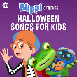 Cover of playlist Blippi & Friends Halloween Songs For Kids