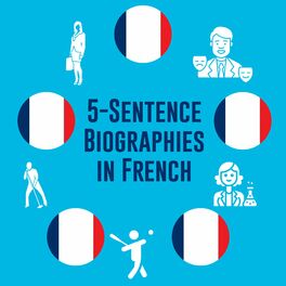 Show cover of 5-Sentence Biographies in French