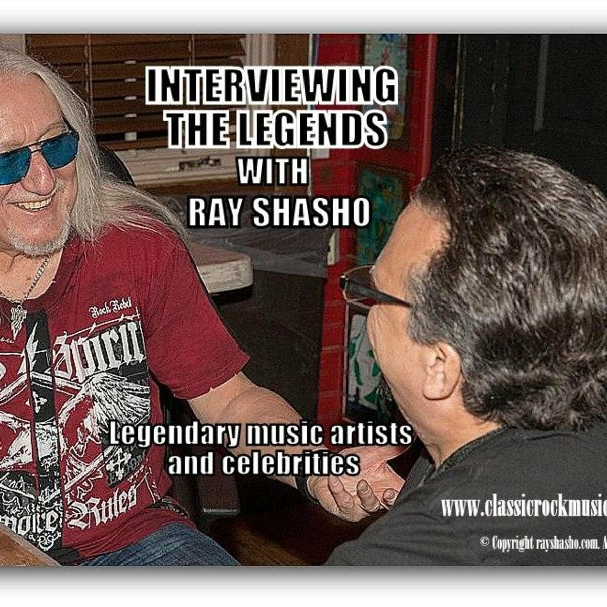 Listen to Interviewing the Legends Rock Stars Celebs podcast  