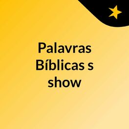 Show cover of Palavras Bíblicas's show
