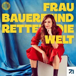 Show cover of Frau Bauerfeind rettet die Welt