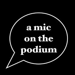 Show cover of a mic on the podium