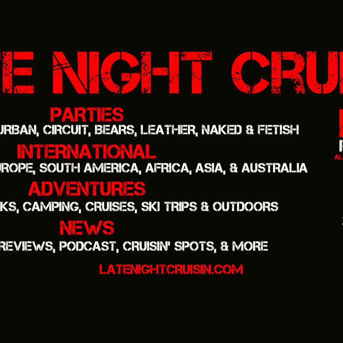 Listen to LATE NIGHT CRUISIN GAY PODCAST podcast | Deezer