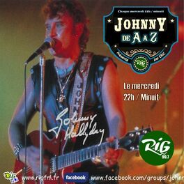 Show cover of Johnny Hallyday de A à Z sur radio RIG 90.7 www.rigfm.fr