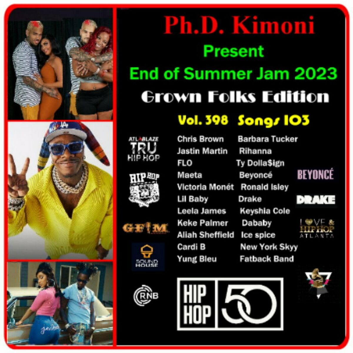 Slušaj Ph.D. Kimoni Present End of Summer Jam 2023 Grown Folks Edition Vol.  398 podkast | Deezer